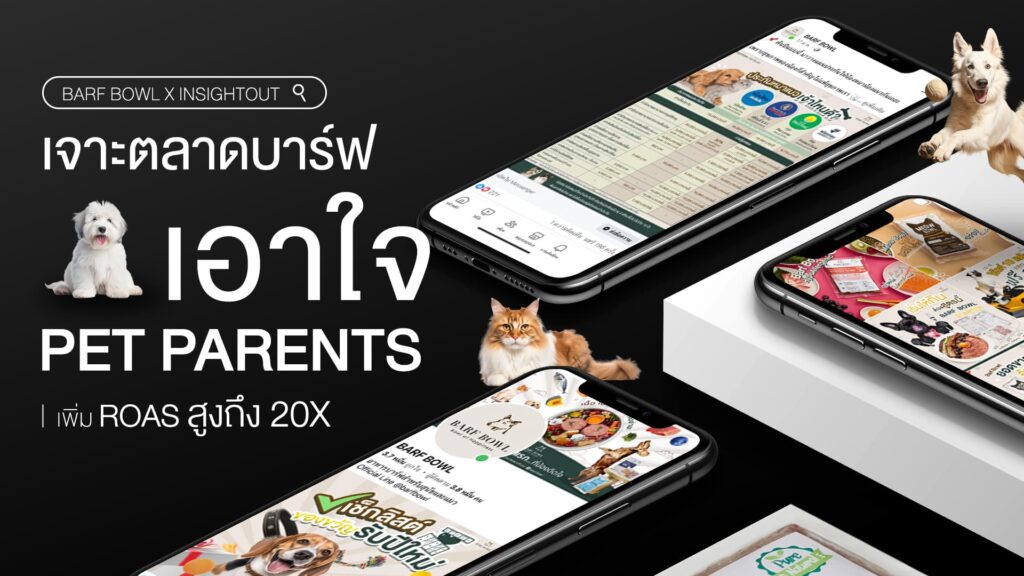 ISO X Barf bowl เจาะตลาดบาร์ฟ ทำ Barf Bowl Ad Optimization, Content Marketing, e-Commerce Management
