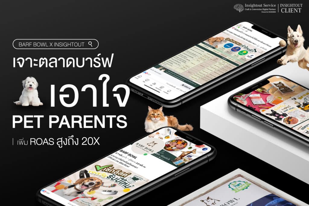 ISO X Barf bowl เจาะตลาดบาร์ฟ ทำ Barf Bowl Ad Optimization, Content Marketing, e-Commerce Management