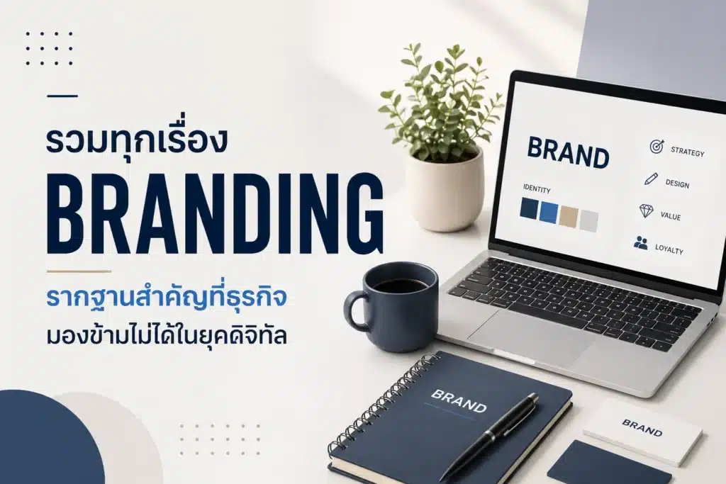 รวมทุกเรื่อง Branding รากฐานสำคัญที่ธุรกิจมองข้ามไม่ได้ในยุคดิจิทัล