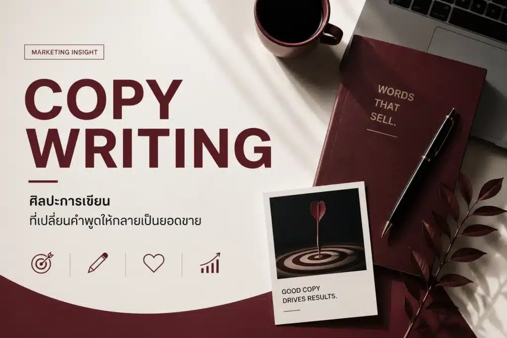 รวมทุกเรื่อง Copywriting ศิลปะการเขียนที่เปลี่ยนคำพูดให้กลายเป็นยอดขาย