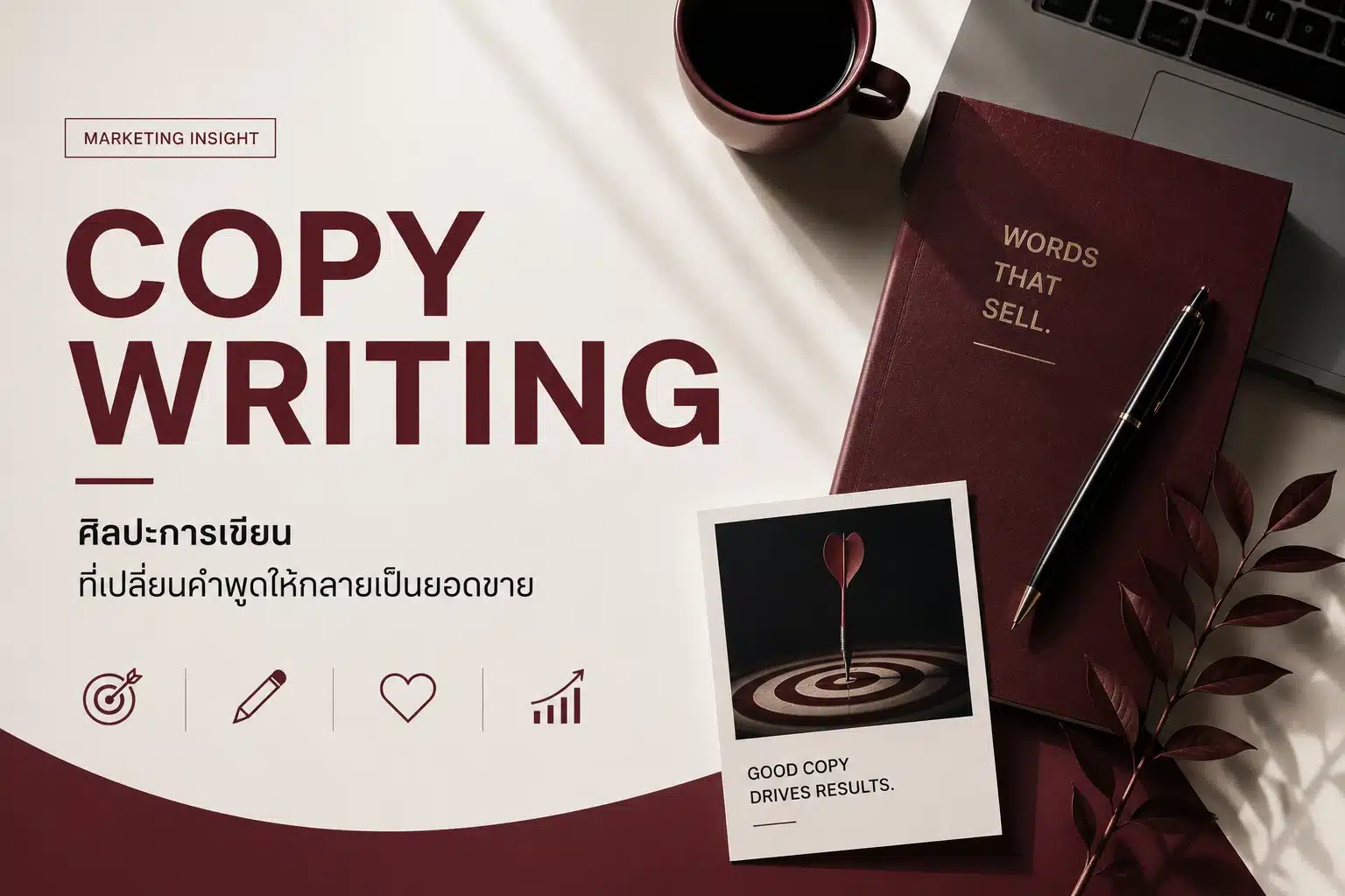 รวมทุกเรื่อง Copywriting ศิลปะการเขียนที่เปลี่ยนคำพูดให้กลายเป็นยอดขาย